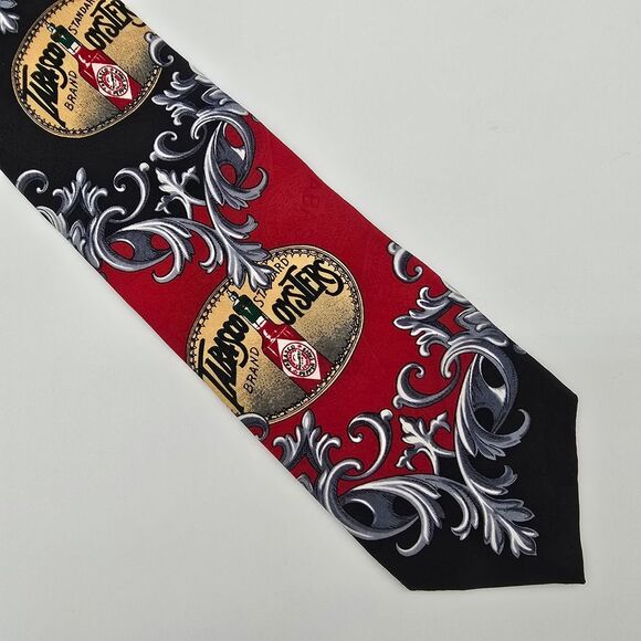 VTG Tabasco Americana Men's Silk Tie 4x58 - Picture 1 of 7